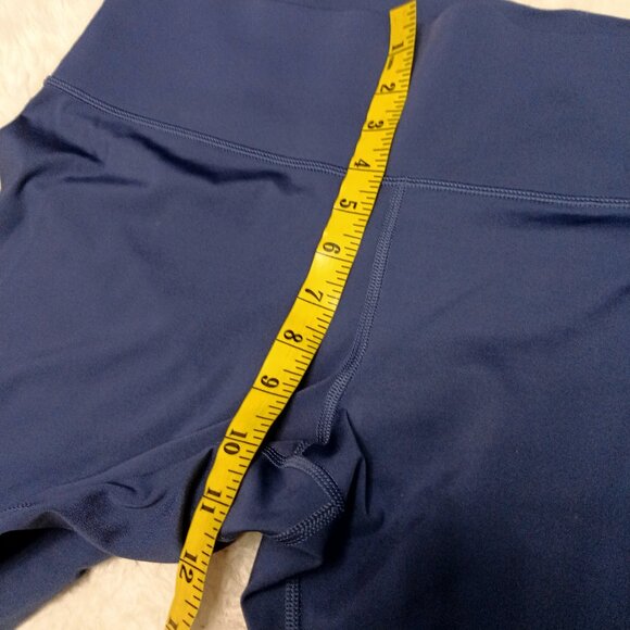 Under Armour Heatgear Women's Blue Compression Leggings Active Workout Size XL - Picture 5 of 8